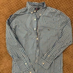 Men’s blue Vinyard Vines button down